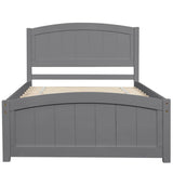 Platform Bed & Headboard, Footboard And Wood Slat Support - Furniture Home Direct