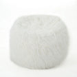 Mahin - Rounded 5 Foot Bean Bag Cozy Modern Design - White - Furniture Home Direct
