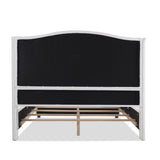Marcella - Upholstered Shelter Headboard Bed Set - Furniture Home Direct