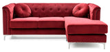 Pompano - Micro Suede Sofa Chaise - Furniture Home Direct