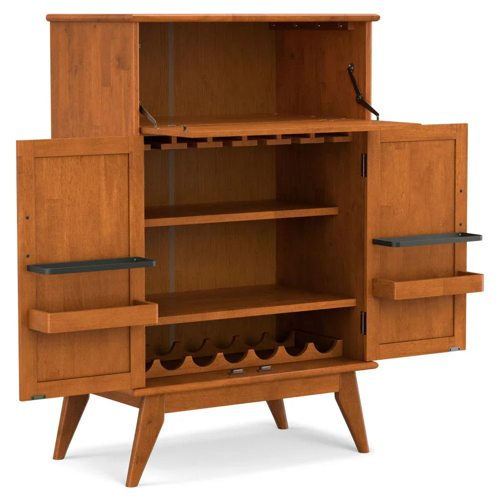 Draper - Mid Century Bar Cabinet - Furniture Home Direct
