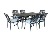 Aluminum Rectangular Dining Set - Furniture Home Direct