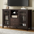 Connaught - Tall TV Stand - Brown - Furniture Home Direct