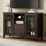 Connaught - Tall TV Stand - Brown - Furniture Home Direct
