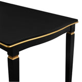 Dining Set With Tufted High Back Chairs And Bench Black - Furniture Home Direct