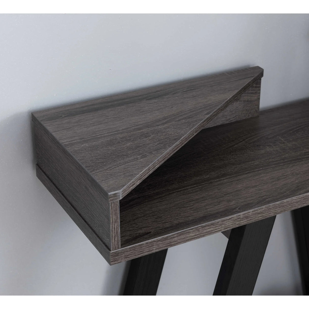 Contemporary Console Table With Two Shelves - Furniture Home Direct