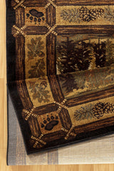 Nature's Nest - GC_CBL3009 Lodge Area Rug - Furniture Home Direct