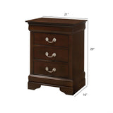 Louis Phillipe - Nightstand - Wood - Furniture Home Direct