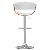 Sheldon - Upholstered Adjustable Swivel Bar Stool - Furniture Home Direct