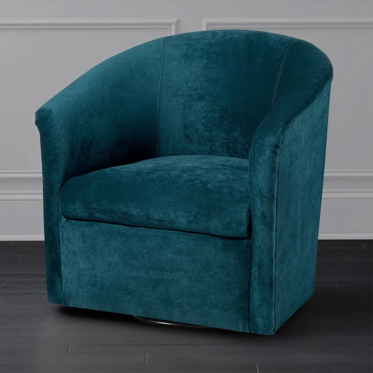 Eden - Swivel Chair With Microfiber Upholstery And Hardwood Frame - Furniture Home Direct
