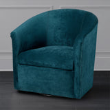 Eden - Swivel Chair With Microfiber Upholstery And Hardwood Frame - Furniture Home Direct