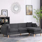 Brayden - Fabric Sectional Sofa Chaise - Furniture Home Direct