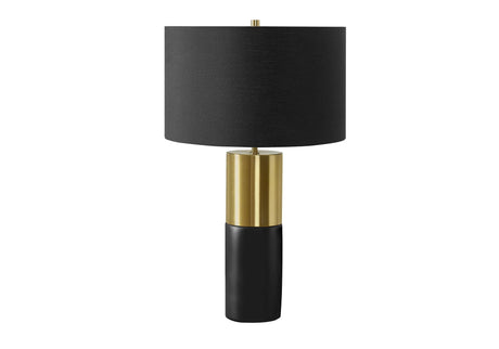 Lighting, Table Lamp, Concrete, Contemporary - Black / Gold - Furniture Home Direct