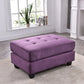 Chic Contemporary Ottoman - Furniture Home Direct