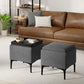 Natasha - Multifunctional Storage Ottoman With Tray - Furniture Home Direct