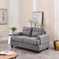 Stylish Transitional Loveseat For Two - Furniture Home Direct