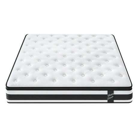 12" Breathable Hybrid Mattress, Memory Foam, Individual Pocket Springs - Furniture Home Direct