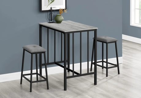 3 Pieces Dining Set, Counter Height, Rectangular, Small, Contemporary & Modern - Furniture Home Direct