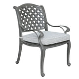 Outdoor Aluminum Dining Set With Cushion - Furniture Home Direct