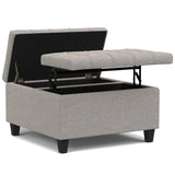 Harrison - Upholstered Coffee Table Storage Ottoman - Furniture Home Direct
