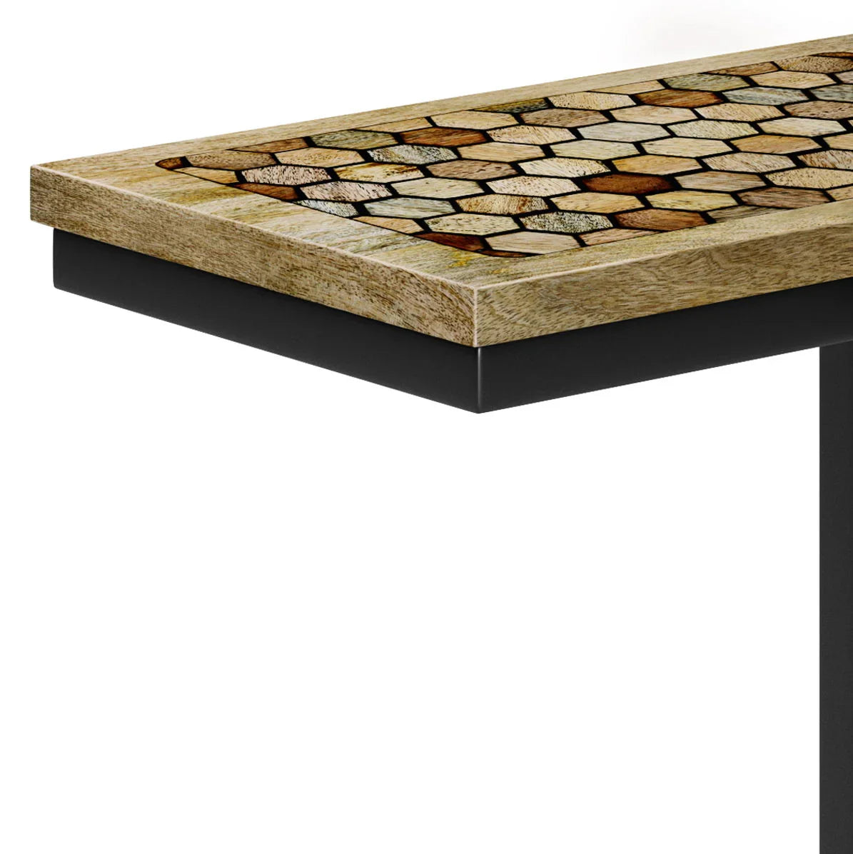 Davisville - C Side Table - Natural - Furniture Home Direct