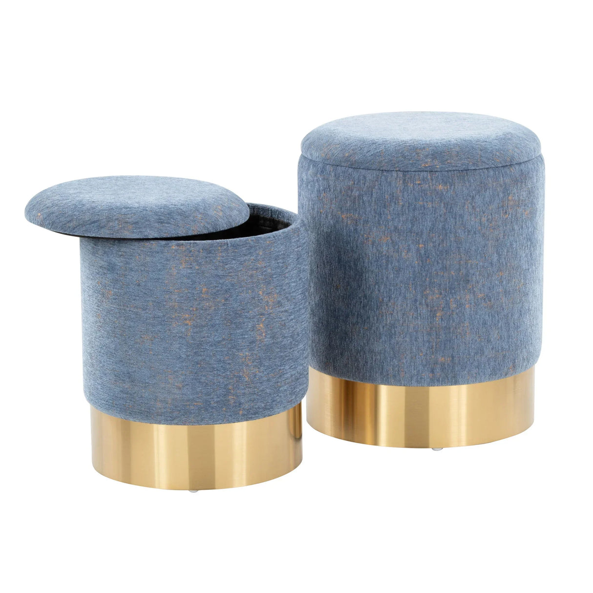 Marla - Contemporary Nesting Ottoman Set - Furniture Home Direct