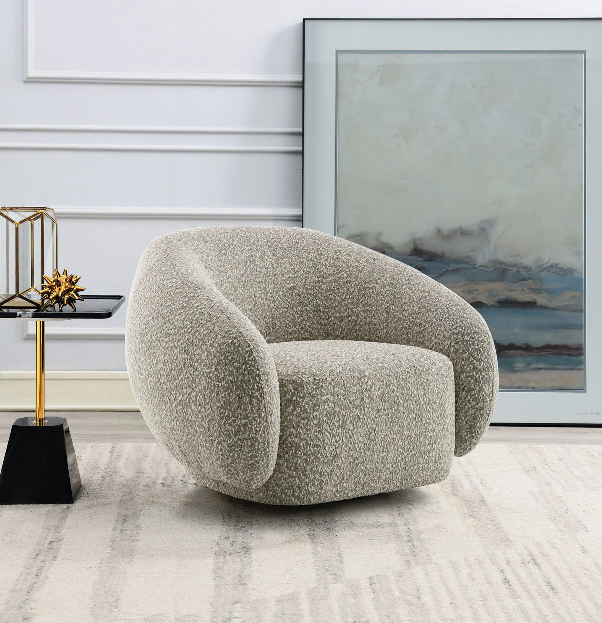 Isabel - Chair With Swivel Base - Furniture Home Direct