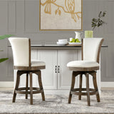 Henry - Armless Swivel Counter Height Bar Stool - Furniture Home Direct