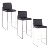 Fuji - Contemporary And Modern Elegance High Back Barstool - Furniture Home Direct