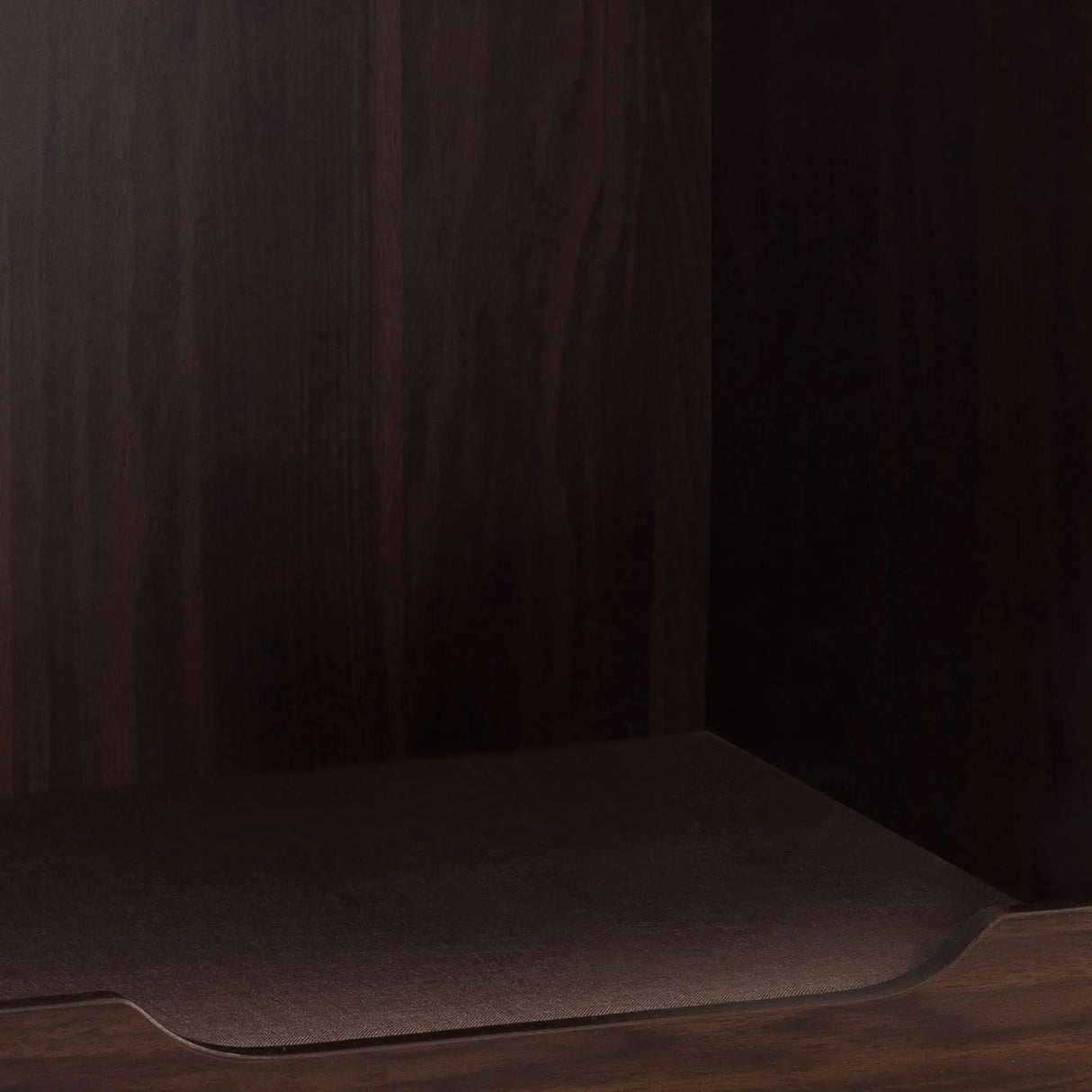Modern Pet End Table With Removable Mat - Dark Walnut - Furniture Home Direct