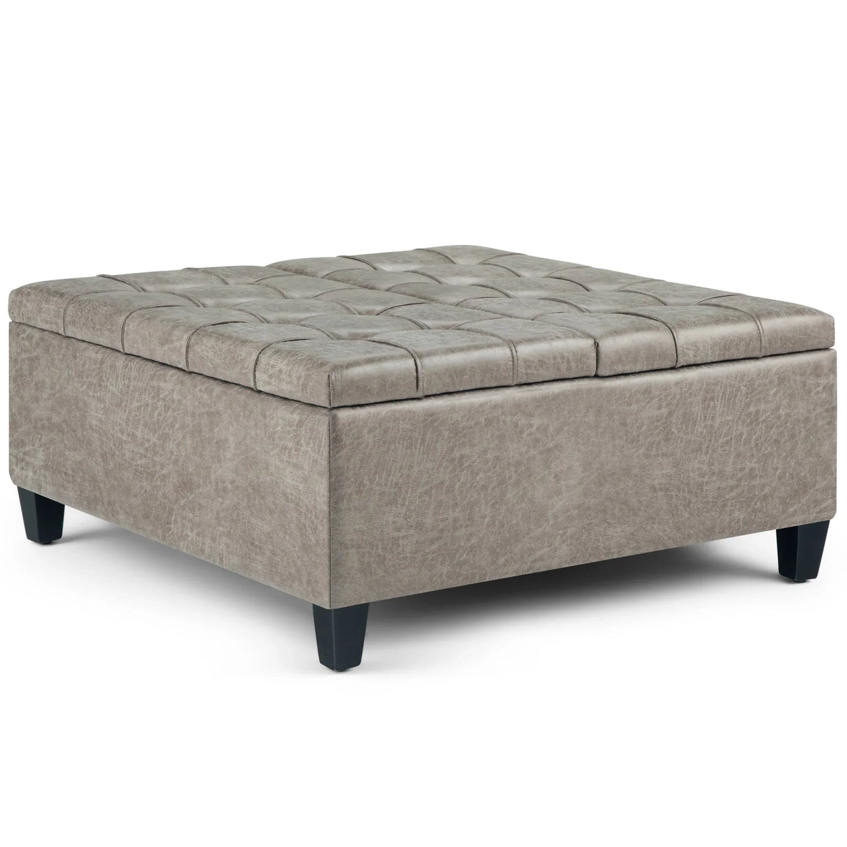 Harrison - Upholstered Coffee Table Storage Ottoman - Furniture Home Direct