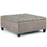 Harrison - Upholstered Coffee Table Storage Ottoman - Furniture Home Direct