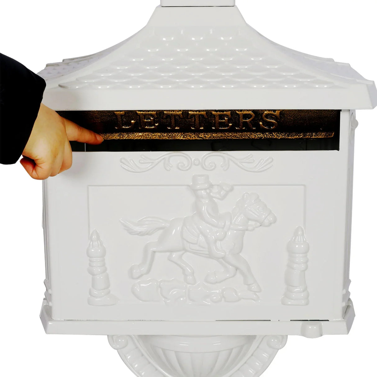 Cast Aluminum Mail Box, Postal Box, Mailbox - Furniture Home Direct