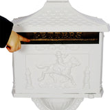 Cast Aluminum Mail Box, Postal Box, Mailbox - Furniture Home Direct