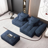 Modern Oversized Diy Combination Modular Sectional Sofa With Pillows - Furniture Home Direct