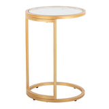 Zenn - Round End Table With Stylish Design - Furniture Home Direct