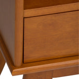 Draper - Mid Century Wide Bookcase And Storage Unit - Furniture Home Direct