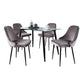 Clara Giovani - 5 Piece Contemporary Dining Set - Furniture Home Direct