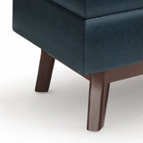 Owen - Upholstered Rectangular Storage Ottoman - Furniture Home Direct