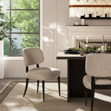 Harriet - Split Back Upholstered Dining Side Chair (Set of 2) - Merino Gray - Furniture Home Direct