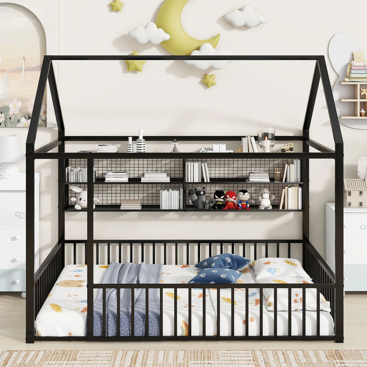 House Frame With Fence And Shelves - Furniture Home Direct
