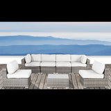 Seating Set With Cushions Handcrafted Wicker Design - Furniture Home Direct