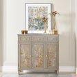 Dauphin - Handpainted Entryway Storage Cabinet - Gray Cashmere - Furniture Home Direct