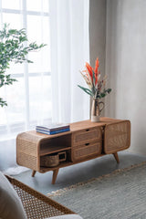 Teak Cabinet - Natural Wood / Brown - Furniture Home Direct