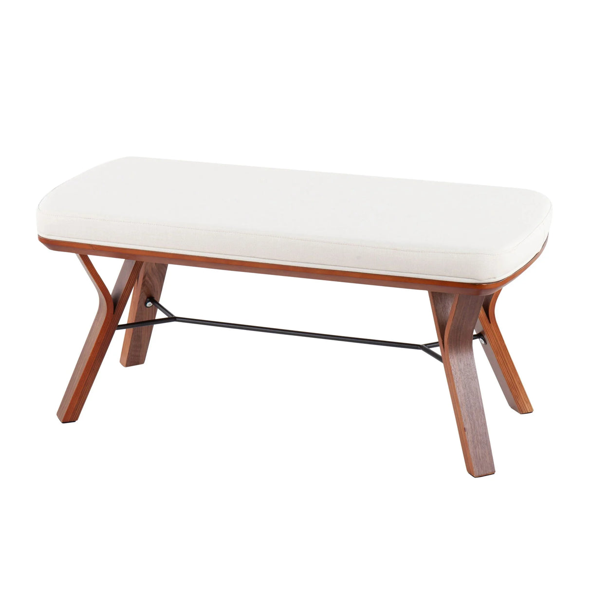 Folia - Mid Century Modern Bench - Furniture Home Direct