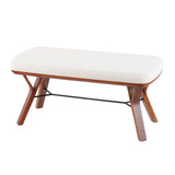 Folia - Mid Century Modern Bench - Furniture Home Direct