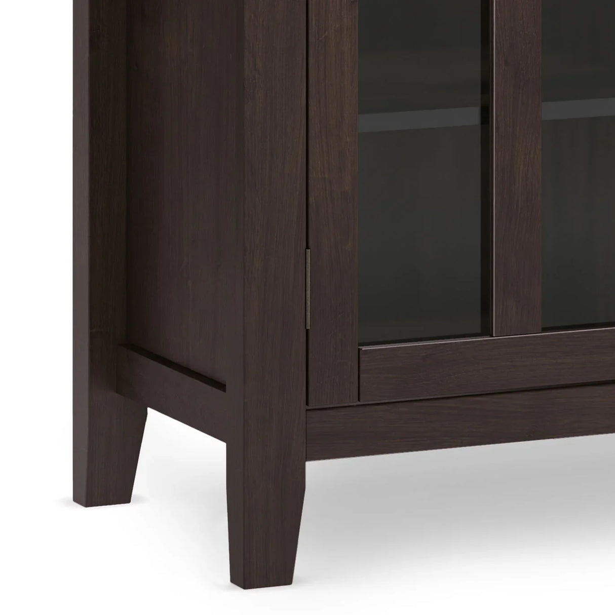 Artisan - Tall TV Media Stand - Dark Chestnut Brown - Furniture Home Direct