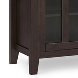 Artisan - Tall TV Media Stand - Dark Chestnut Brown - Furniture Home Direct