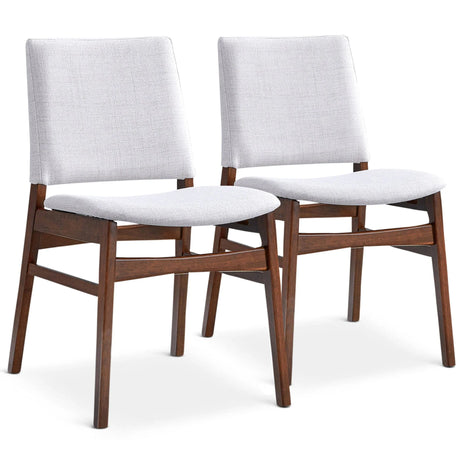 Gusto - Dining Chair (Set of 2) - Brown / Light Gray - Furniture Home Direct
