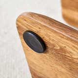 Coffee Table Wood Rectangular With Curved Base Walnut - Furniture Home Direct